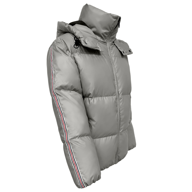 Hochwertiger mattsilberner Wintermantel PJK-08 Großhandel