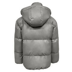 Hochwertiger mattsilberner Wintermantel PJK-08 Großhandel