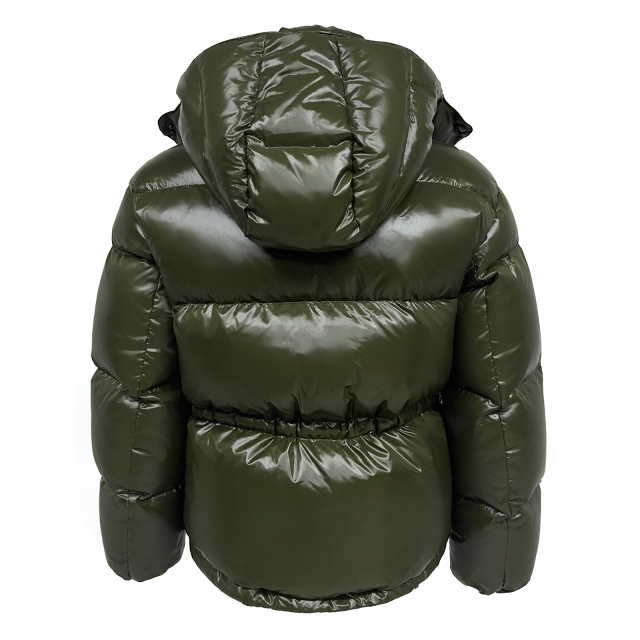Hochwertige weiße bestickte Pufferjacke PJK-06 Großhandel