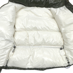 Hochwertige weiße bestickte Pufferjacke PJK-06 Großhandel