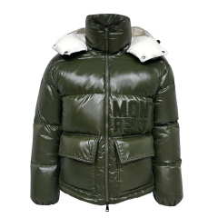 Hochwertige weiße bestickte Pufferjacke PJK-06 Großhandel