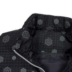 Gilet matelassé à motif flocon de neige Manteau d'hiver Vente en gros de haute qualité