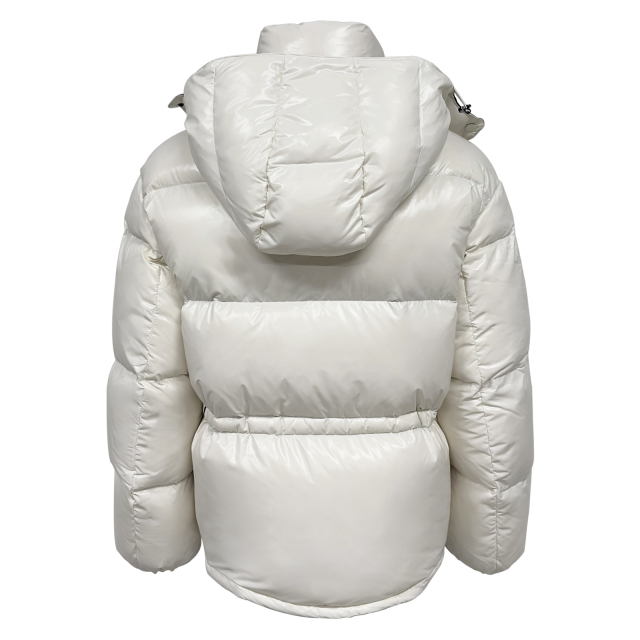 Hochwertige weiße bestickte Pufferjacke PJK-06 Großhandel