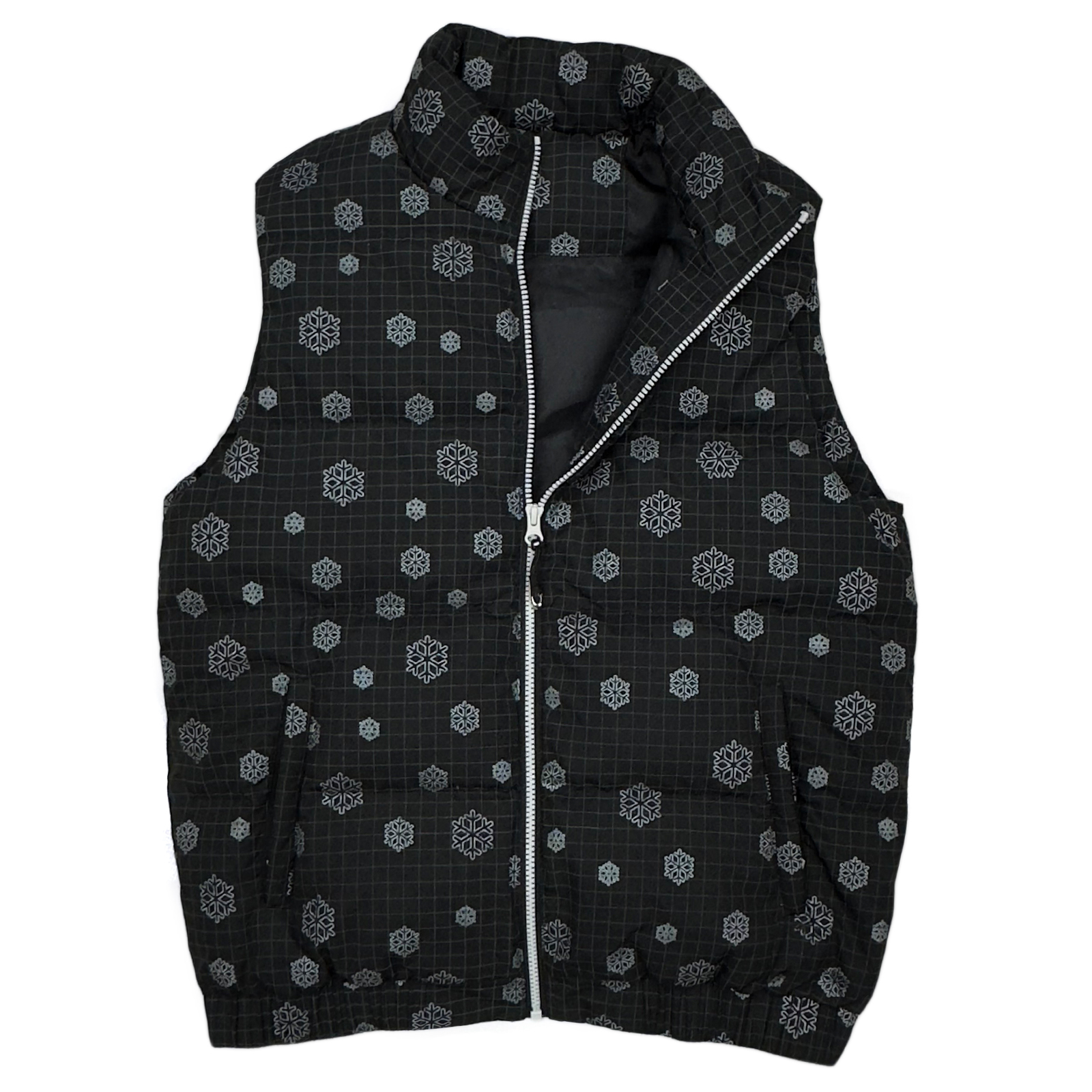 Gilet matelassé à motif flocon de neige Manteau d'hiver Vente en gros de haute qualité
