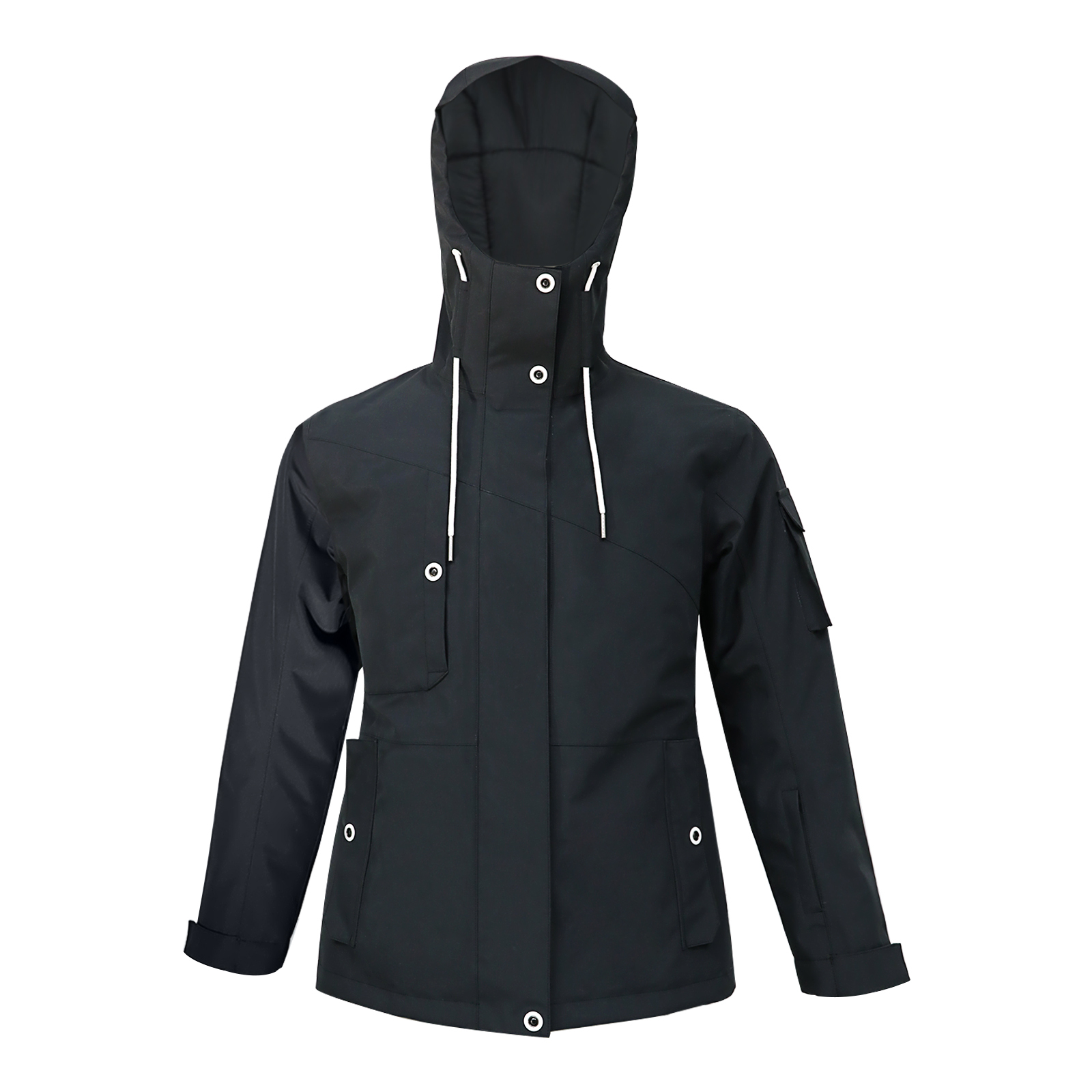 black ski jacket​