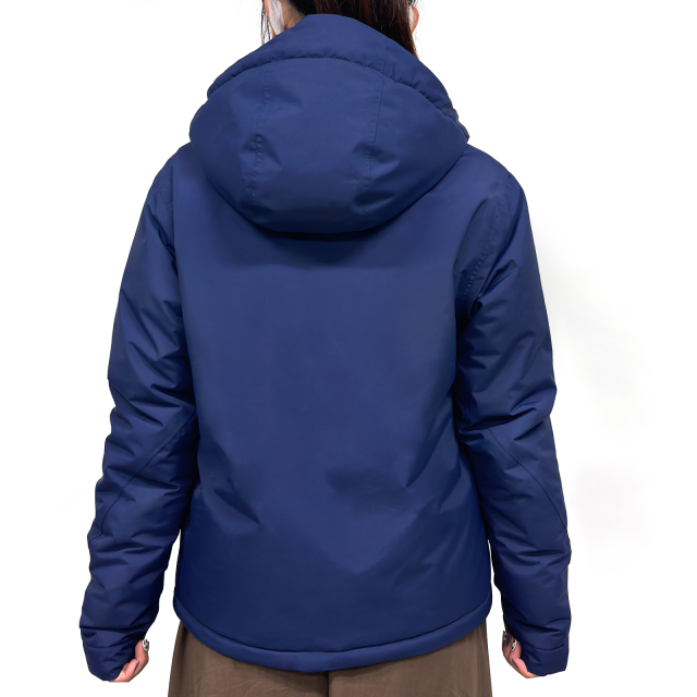 Purple and Black Ski Jacket: Snow Skirt Design for Wholesale