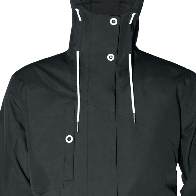 black and white ski jacket​