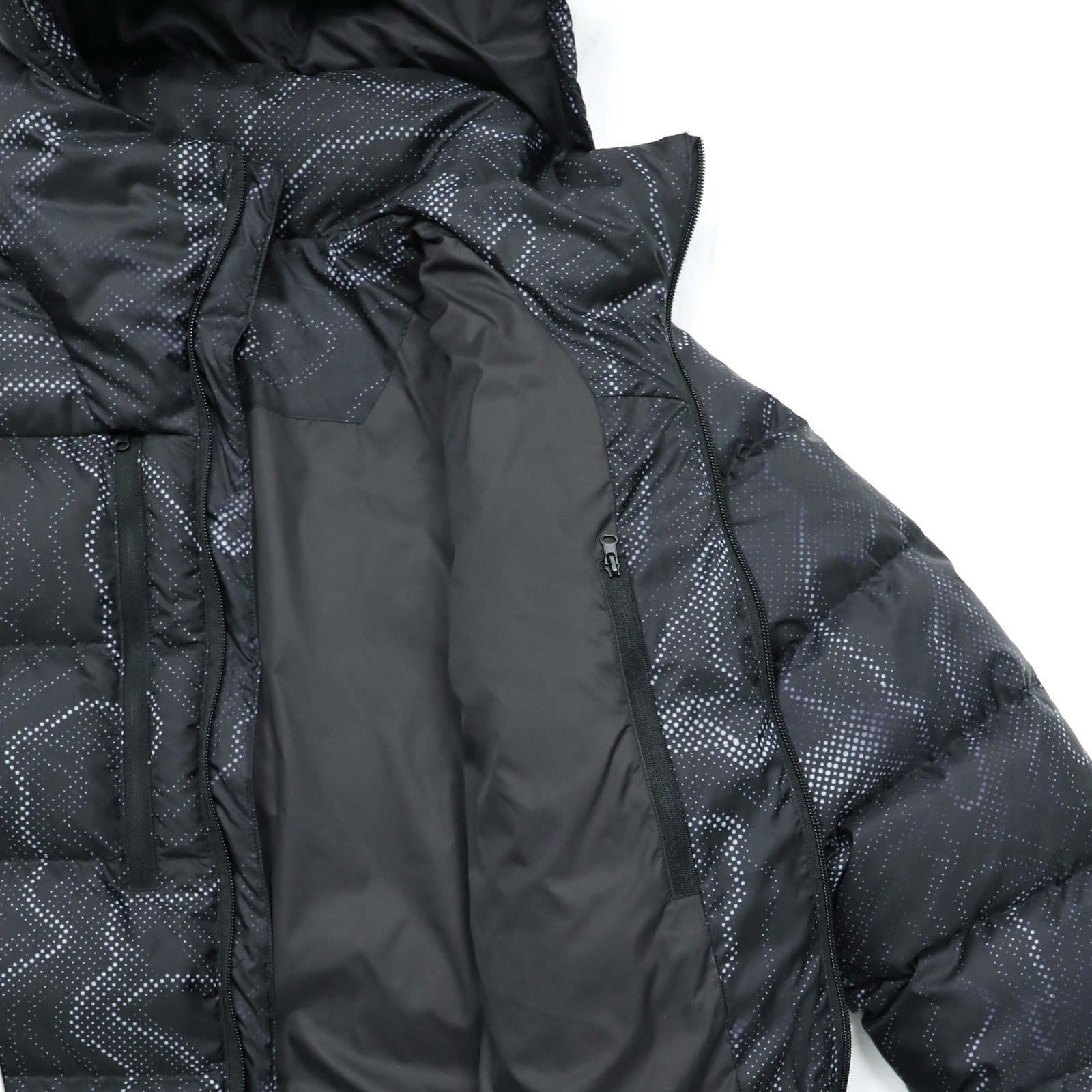 Veste de ski en duvet noir Yuelei : élégante, chaude et en gros