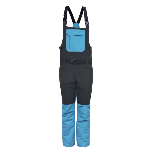 Ski Suit Bibs Bule and Black