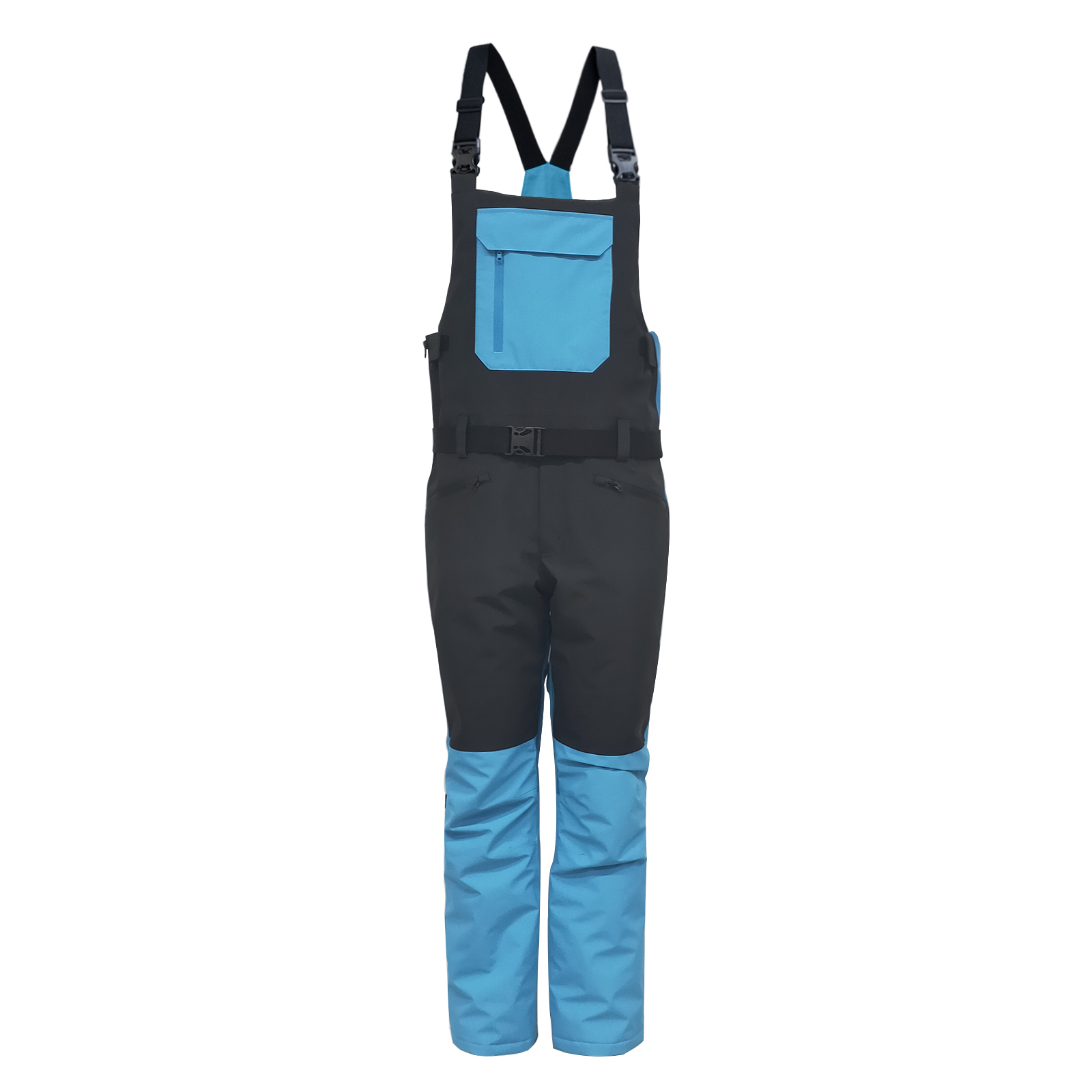 Ski Suit Bibs Bule and Black