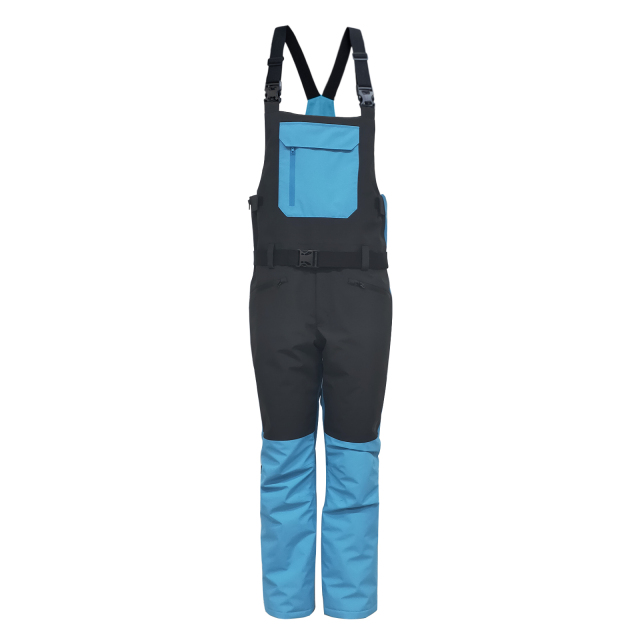 Ski Suit Bibs Bule and Black