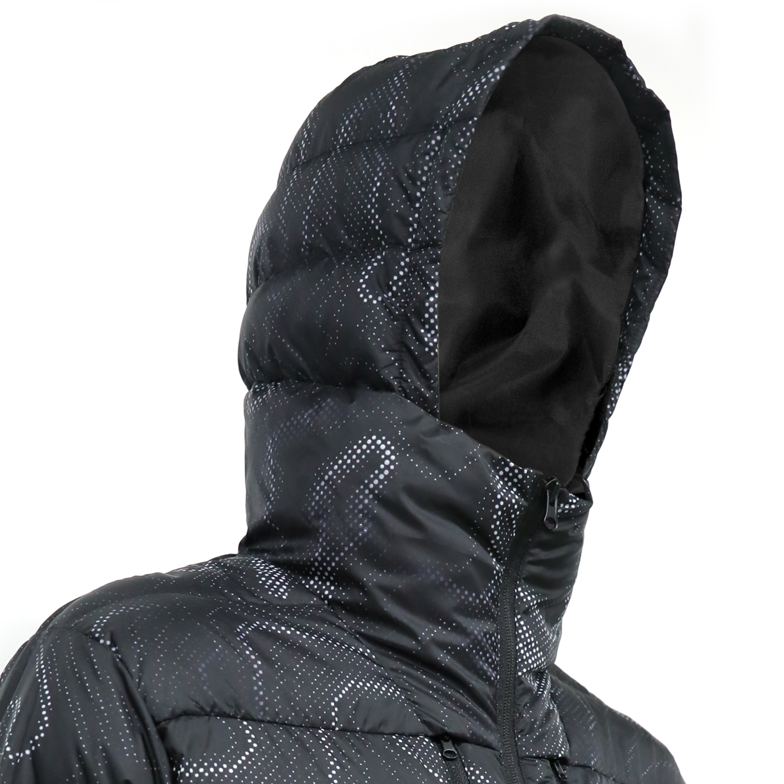 Veste de ski en duvet noir Yuelei : élégante, chaude et en gros
