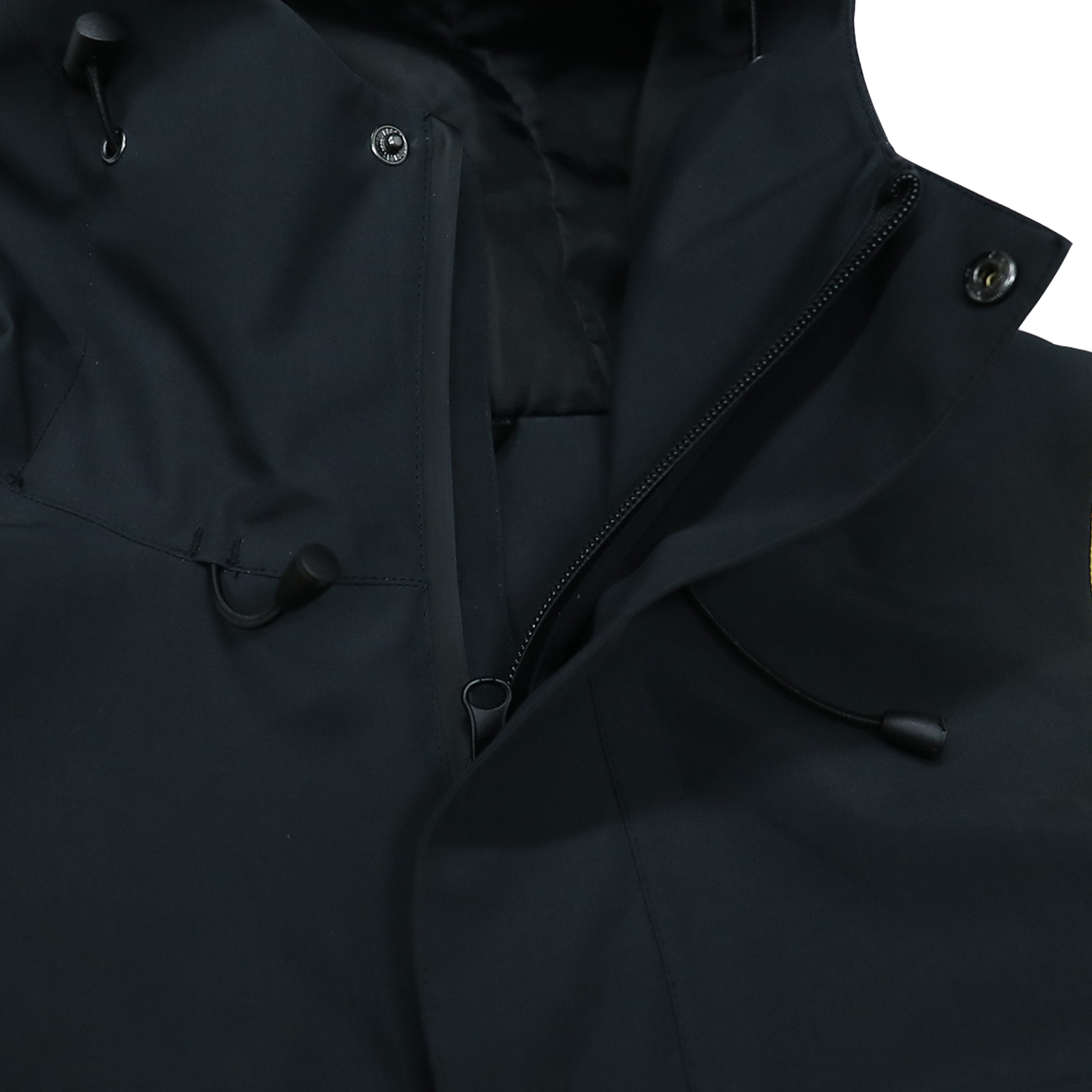 Veste de ski noire et jaune en gros de Yuelei : un design audacieux pour le ski