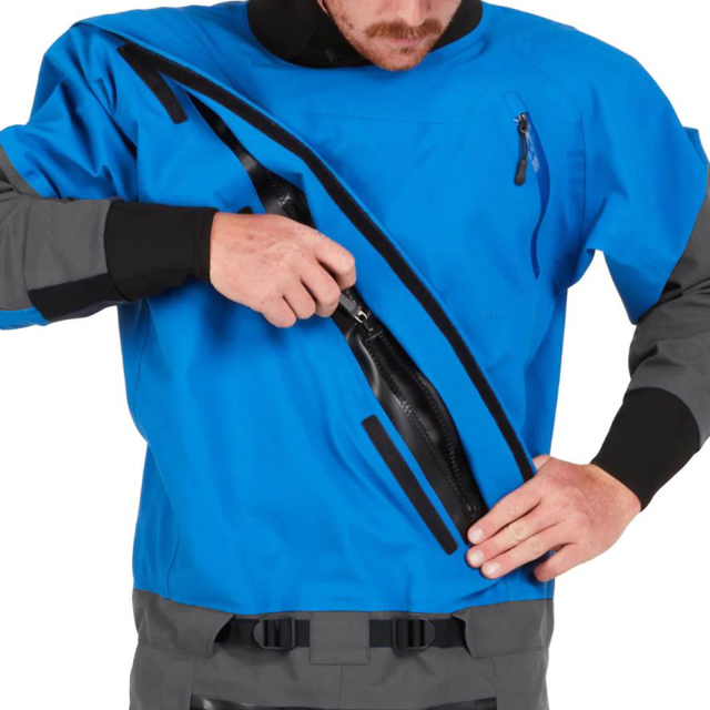 Blauer Trockenanzug Lkver DM-52 für Herren: Frontreißverschluss von Yuelei