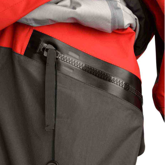 drysuits zipper