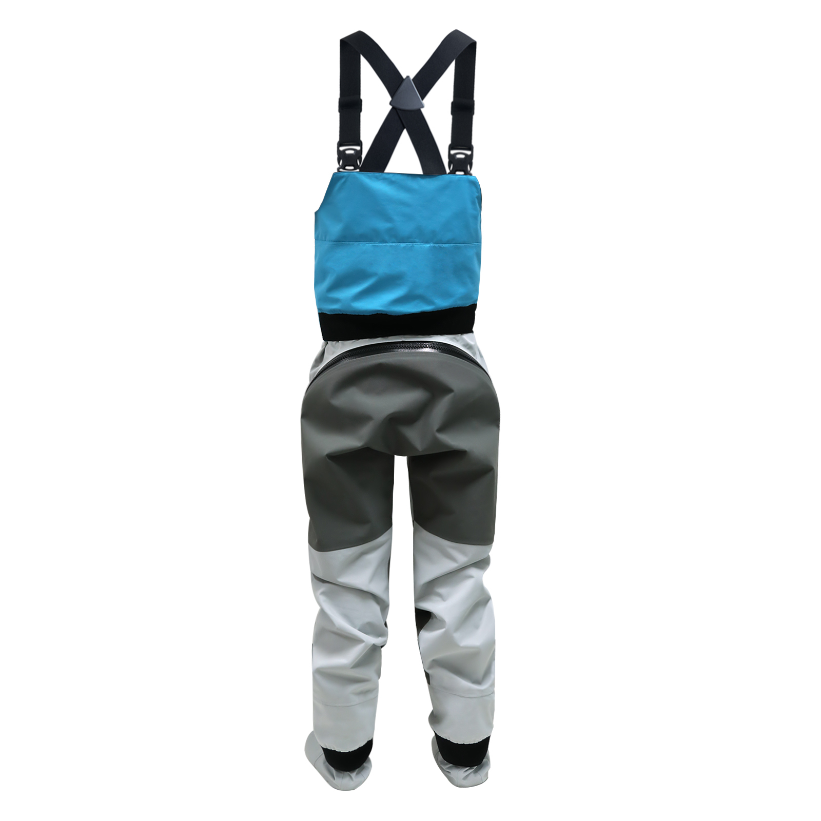 Blue And Gray Wading Pants by Yuelei:OEM-Ready for Wholesalers