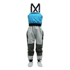 Blue And Gray Wading Pants by Yuelei:OEM-Ready for Wholesalers