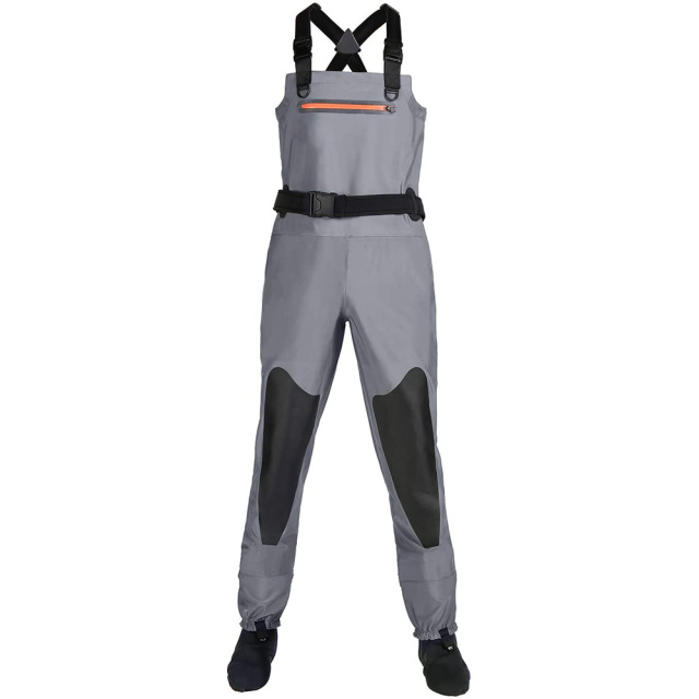 Wathose WM-7 für Herren: OEM von Yuelei, verstärkt mit Reißverschlusstaschen