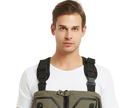 Pantalon de pêche vert OEM pour la pêche par les grossistes Yuelei