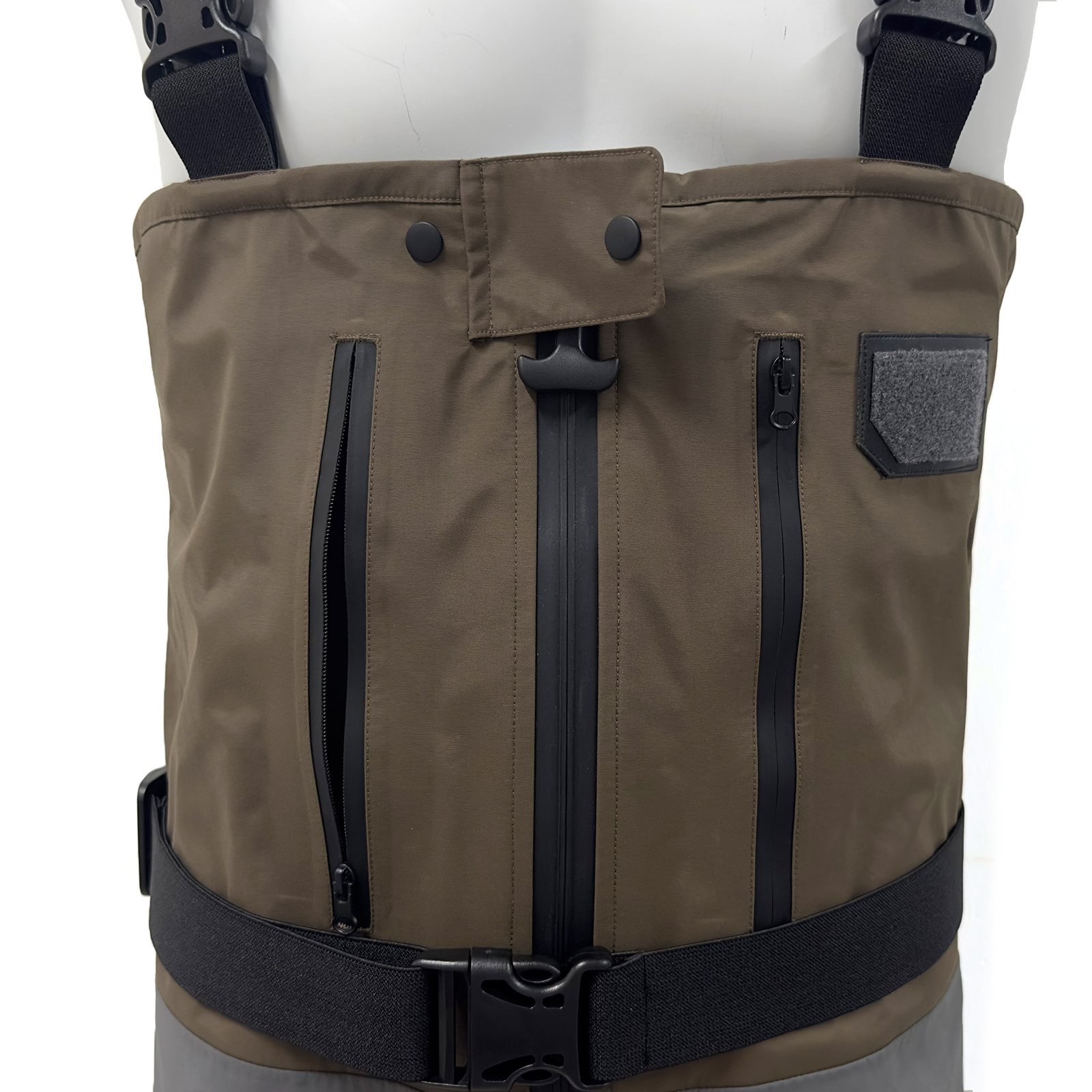 Yuelei WM-9x Wader Gris Foncé Taille Réglable Double Poches Vente en Gros