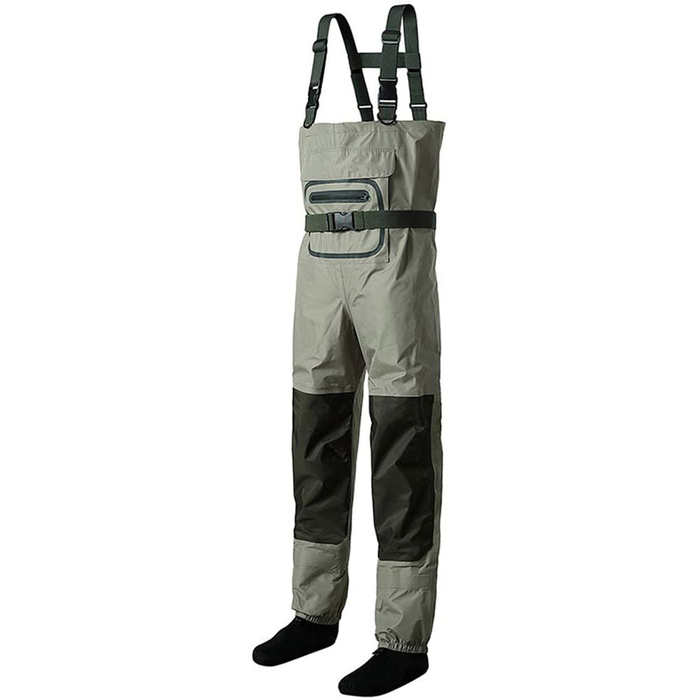Yuelei WM-13 Waterproof Wader - Gray Adjustable Waist Wholesale