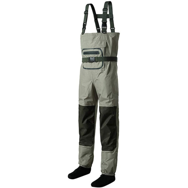 Yuelei WM-13 Waterproof Wader - Gray Adjustable Waist Wholesale