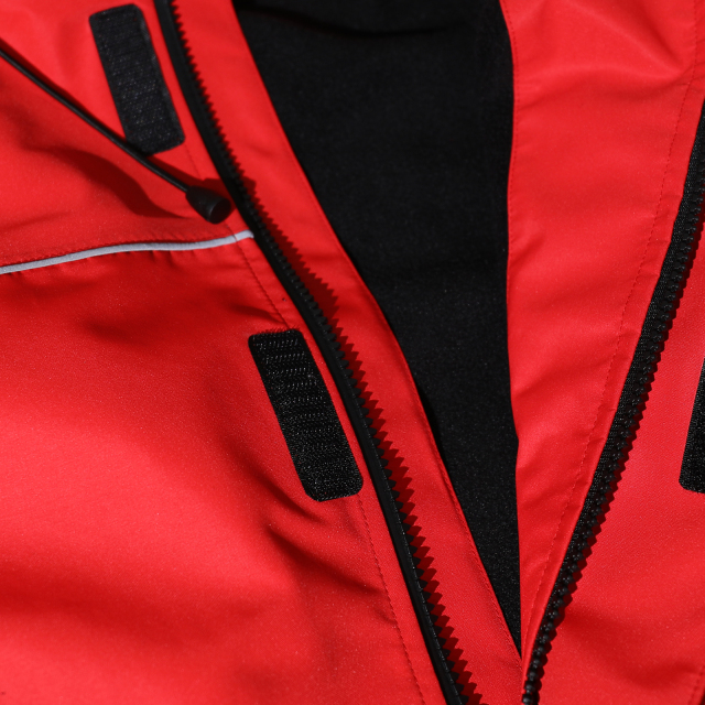 Yuelei Rote Segeljacke mit Neoprenbündchen