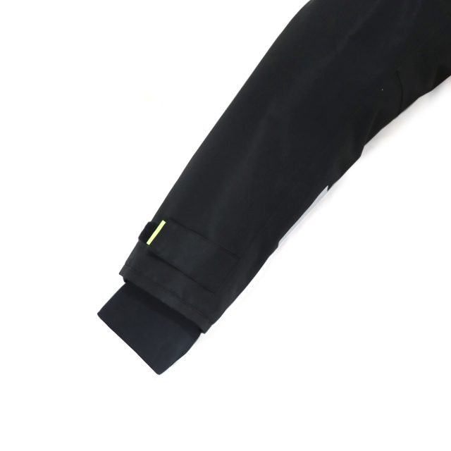 Yuelei Black and Orange Sailing Jacket with Polar Fleece Lining