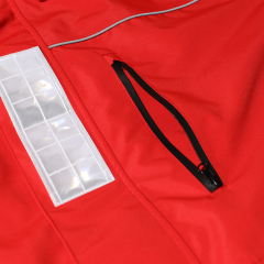 Yuelei Rote Segeljacke mit Neoprenbündchen