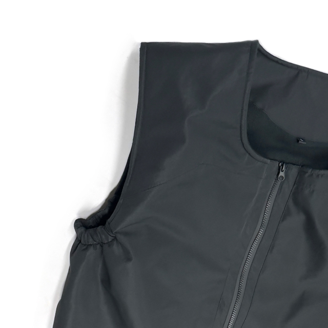 Black Sailing Suit with Adjustable Velcro Leg Hem and Fleece Lining