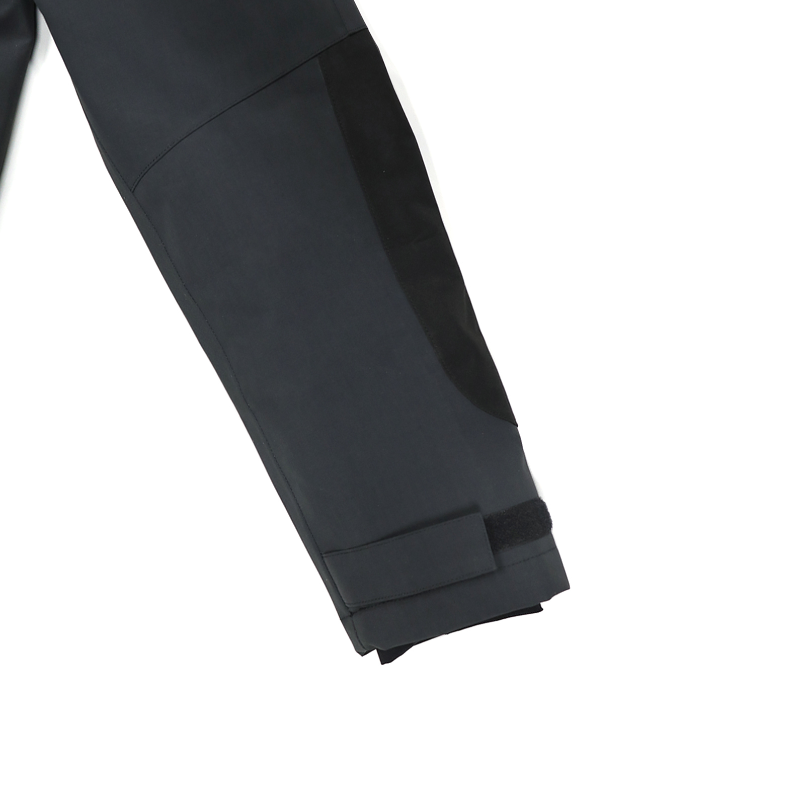 Veste de voile noire Yuelei avec capuche fluo et bandes réfléchissantes