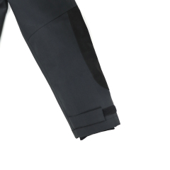 Yuelei Black Sailing Jacket with Neon Hood and Reflective Strips