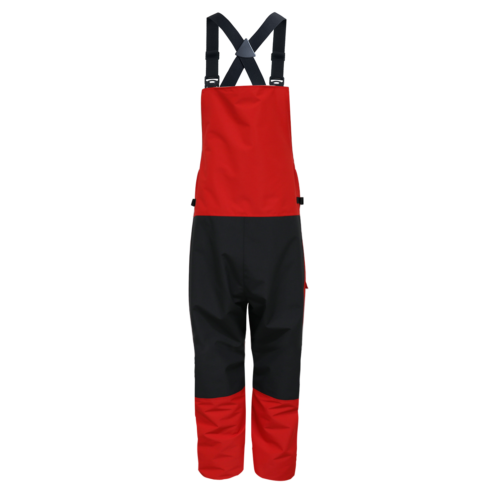 Red Sailing Suit with Adjustable Velcro Leg Hem and Fleece Lining