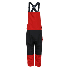 Red Sailing Suit with Adjustable Velcro Leg Hem and Fleece Lining