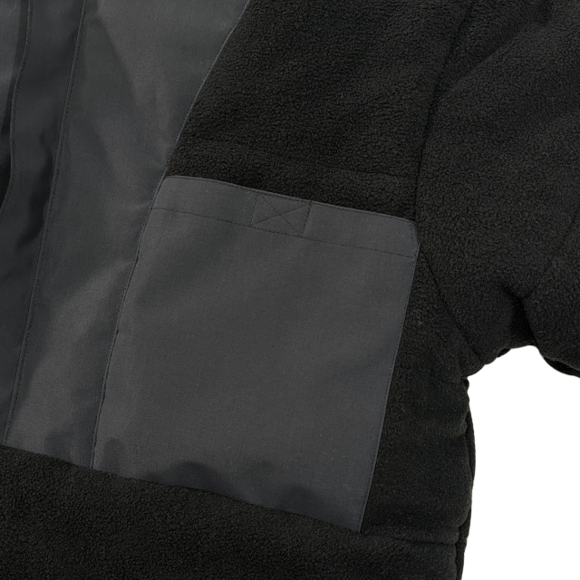 Yuelei Black and Neon Green Sailing Jacket with Polar Fleece Lining