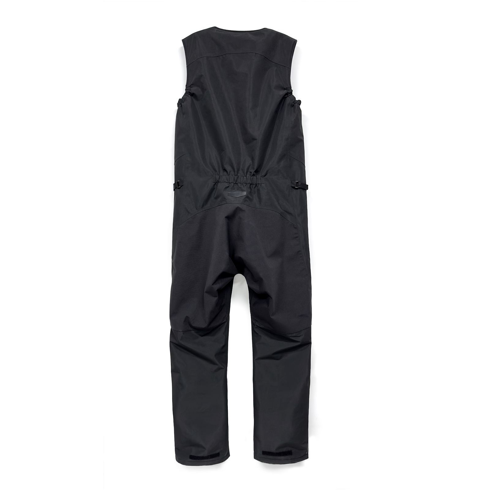 Combinaison de voile noire avec ourlet de jambe réglable en velcro et doublure en polaire