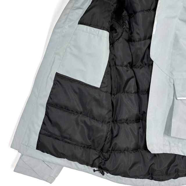 Sailing Gray Jacket: Fluorescent Green Hood Arm Pocket Wholesale