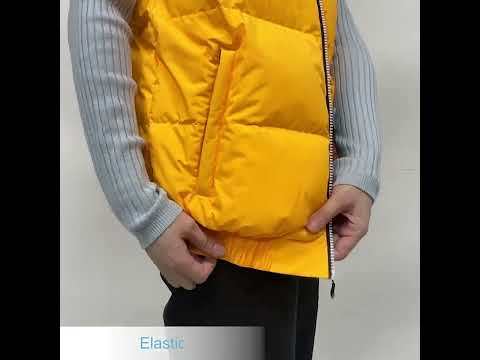 Yellow Down Vests Jacket PJK-02 High-Quality Wholesales