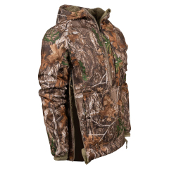 Camouflage Fleece-Jagdjacke: Atmungsaktiv Unterarm Wasserdicht