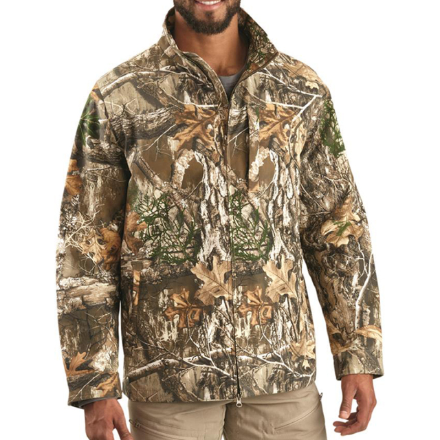 camouflage rain jacket