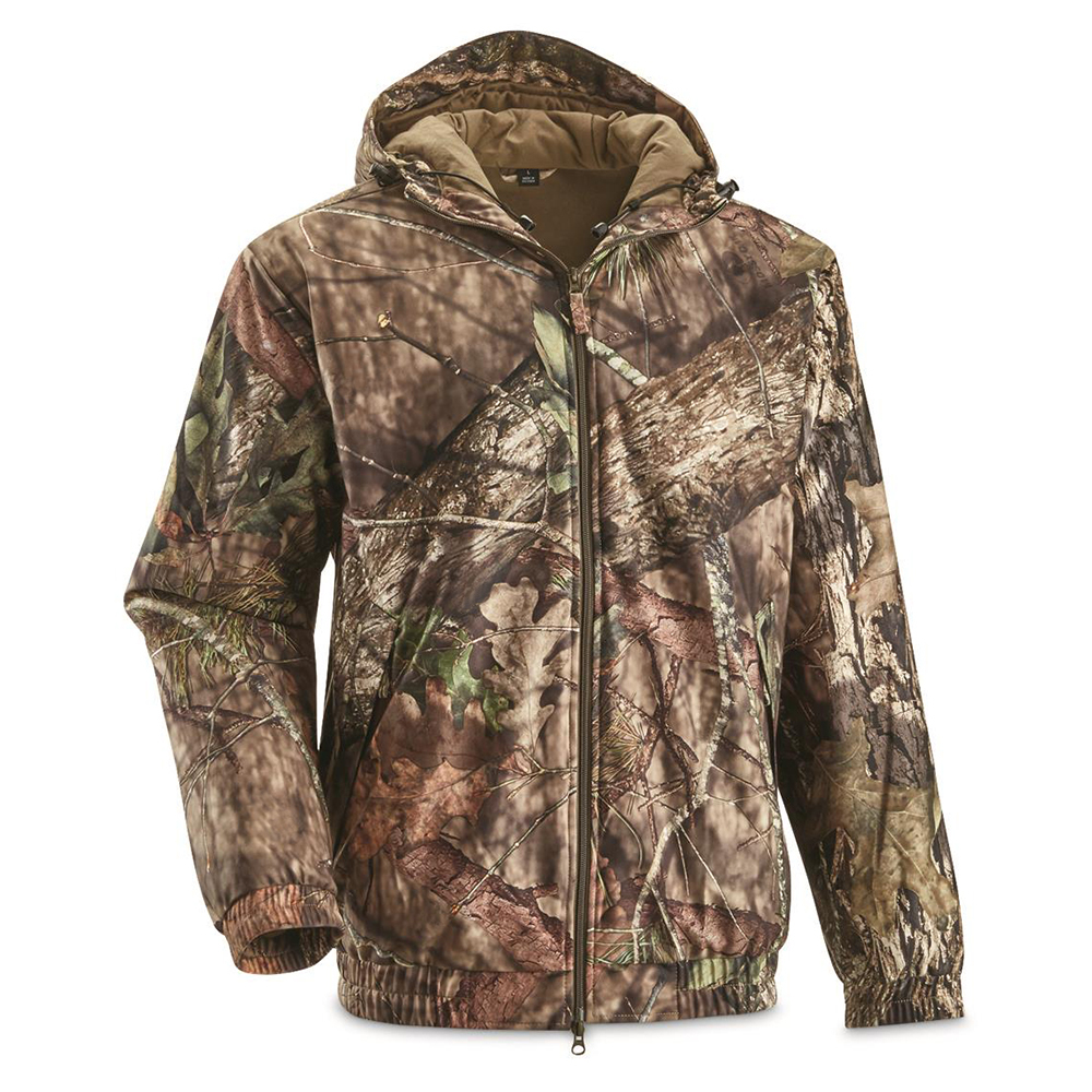 camouflage rain jacket