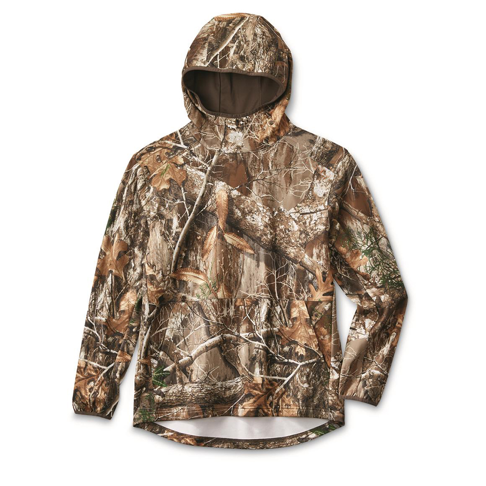 Warme, wasserdichte Jagdjacke mit Fleecefutter und Camouflage-Muster
