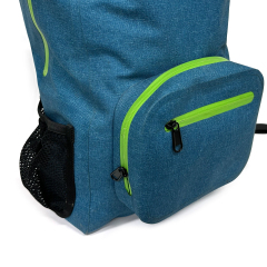 Blaue wasserdichte Outdoor-Tasche mit Getränkehalter Großhandel