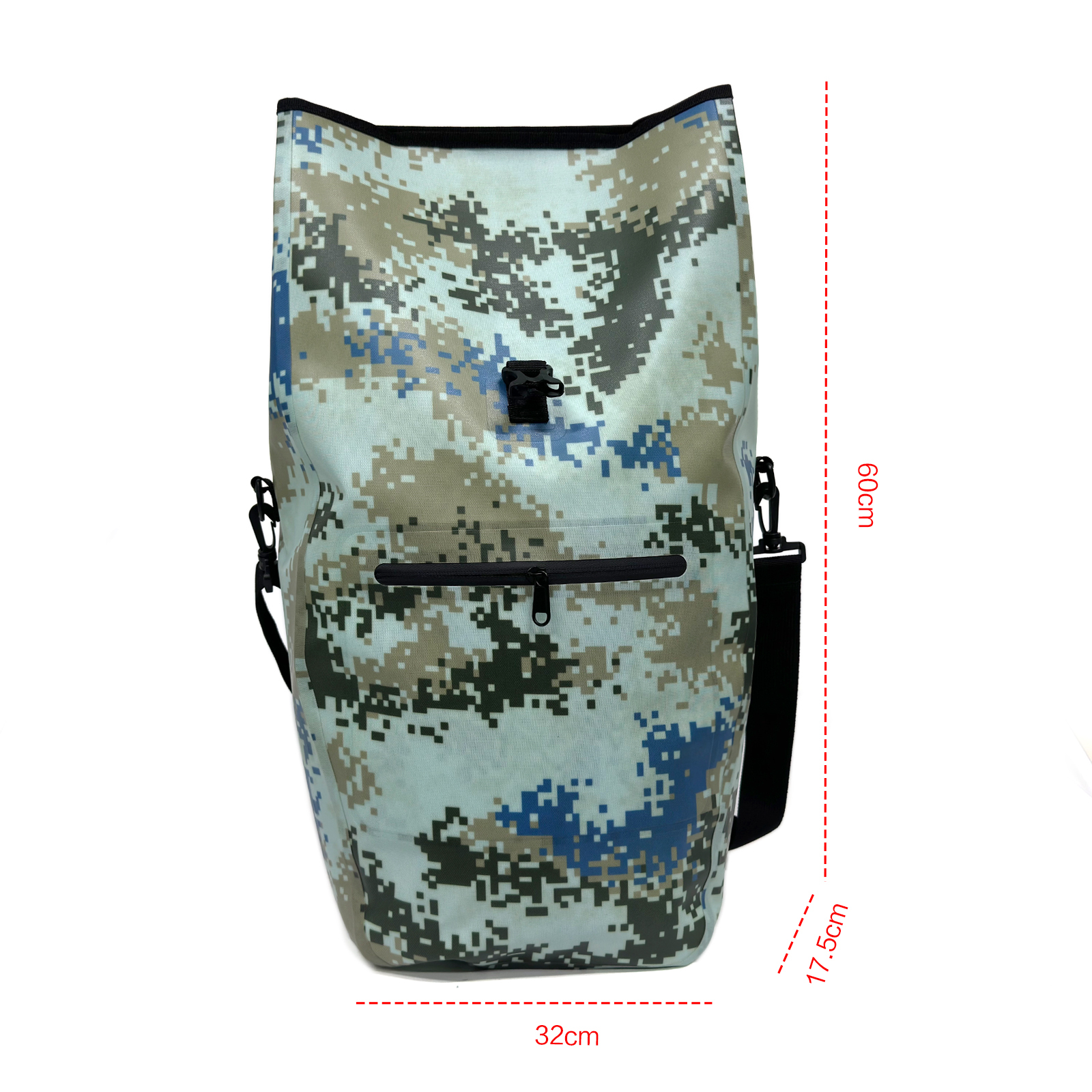 Camouflage wasserdichte Fahrradgepäckträgertasche Großhandel von Yuelei