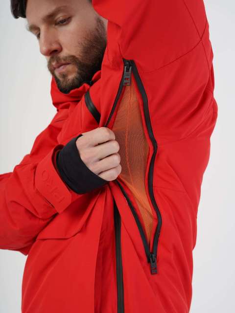 mens ski jacket with vent