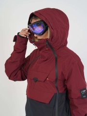 Women's Jacket BURGUNDY Black Waterproof Wholesales