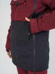 Women's Jacket BURGUNDY Black Waterproof Wholesales