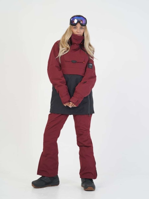 Women's Jacket BURGUNDY Black Waterproof Wholesales