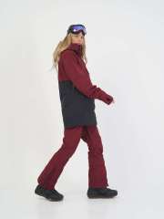 Women's Jacket BURGUNDY Black Waterproof Wholesales