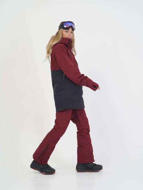 Women's Jacket BURGUNDY Black Waterproof Wholesales